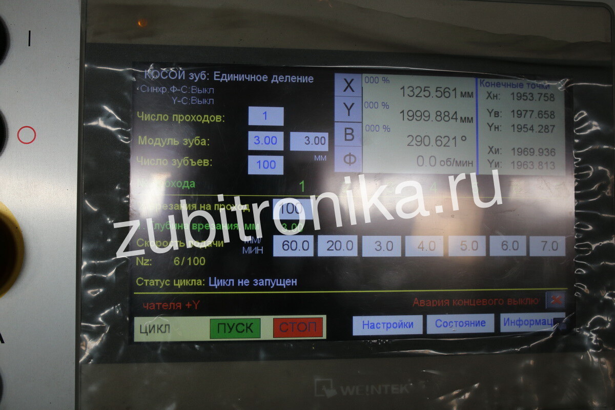 Зубофрезерный станок 5а342п Фотографии станка